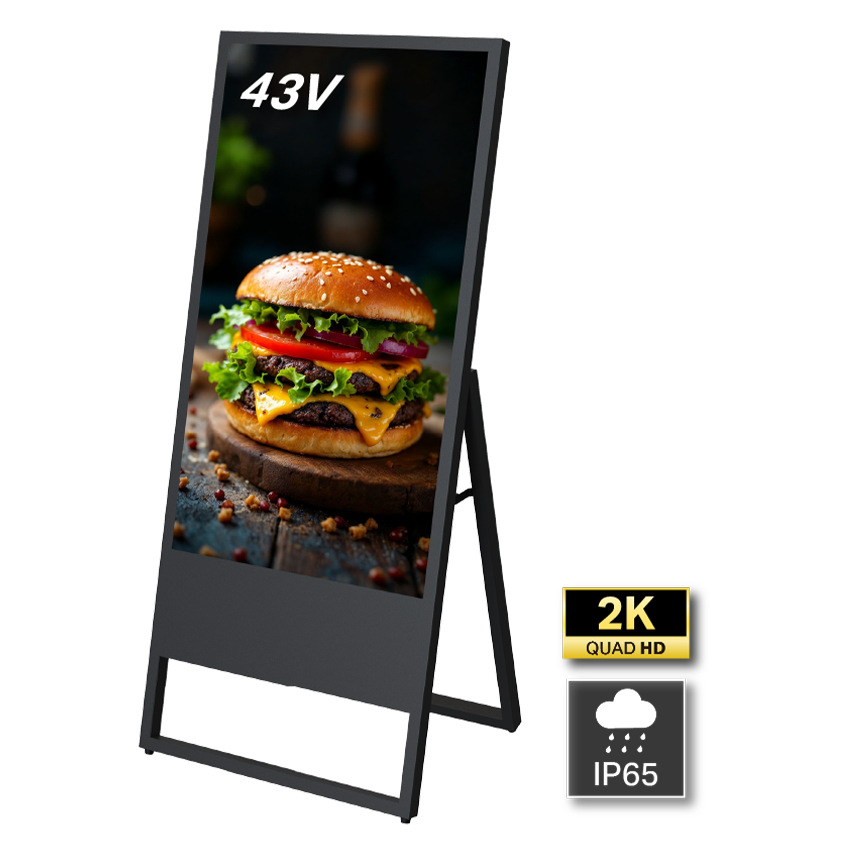 イーゼル型液晶ディスプレイ 43インチ