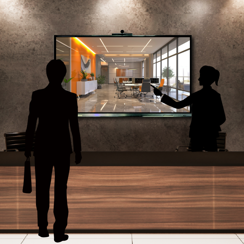 タッチ式液晶モニター 65V型