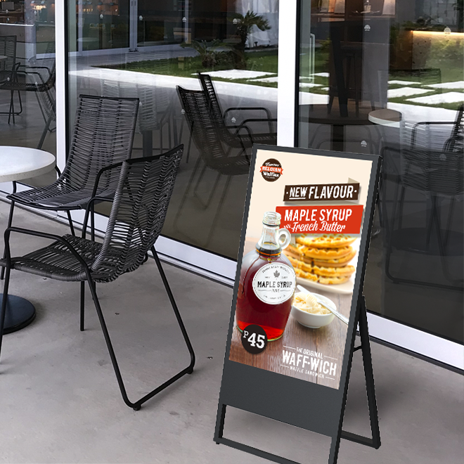 イーゼル型液晶ディスプレイ　43インチ